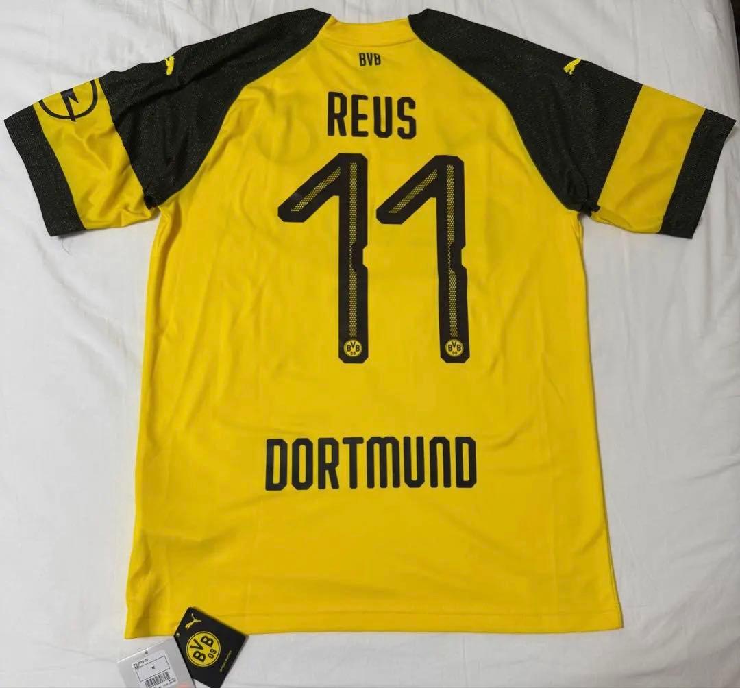 【新品未使用タグ付】ドルトムント マルコ・ロイス 18/19 ホームユニフォーム
