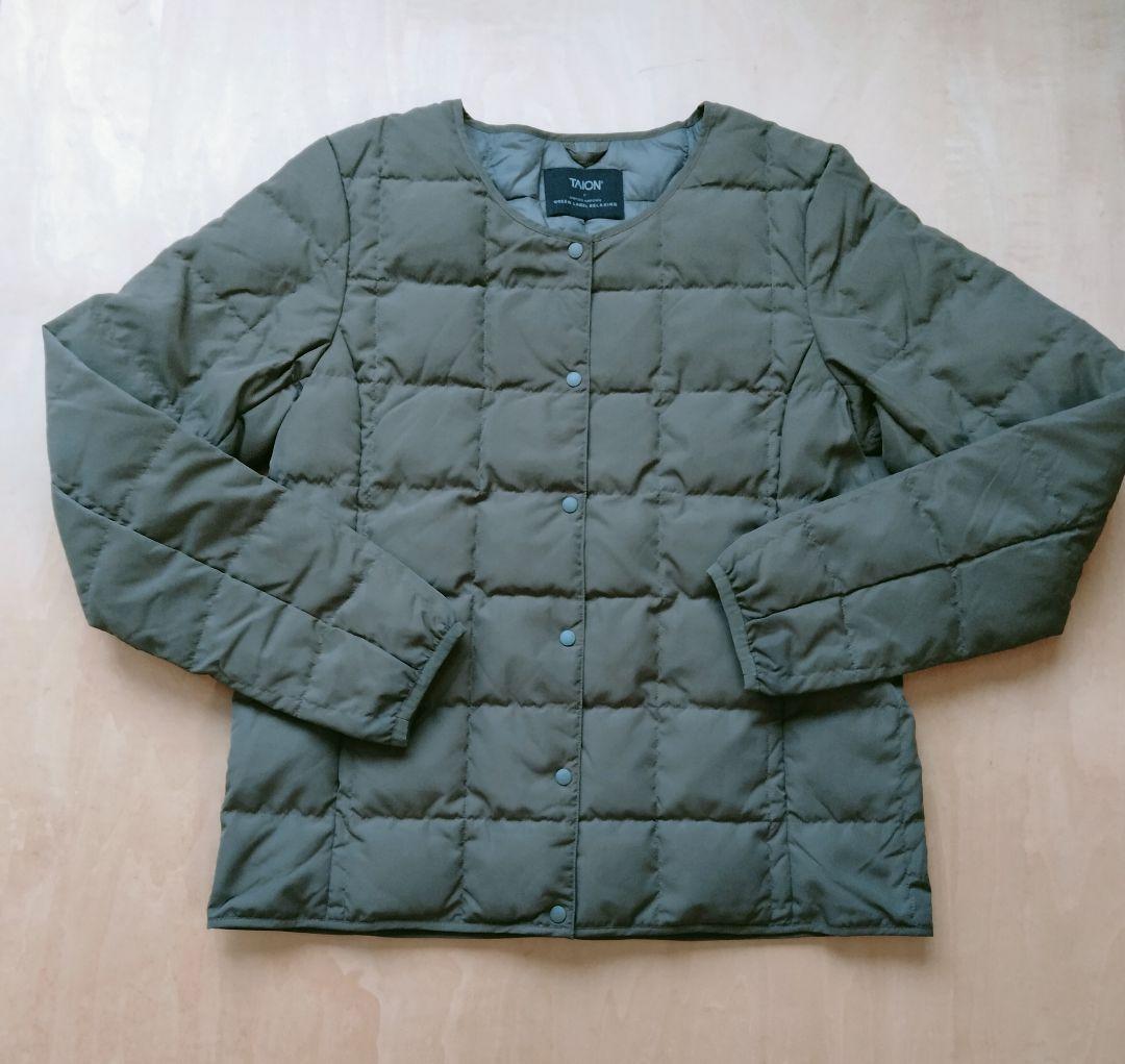 green label relaxing別注TAION　モカ　ダウンジャケット
