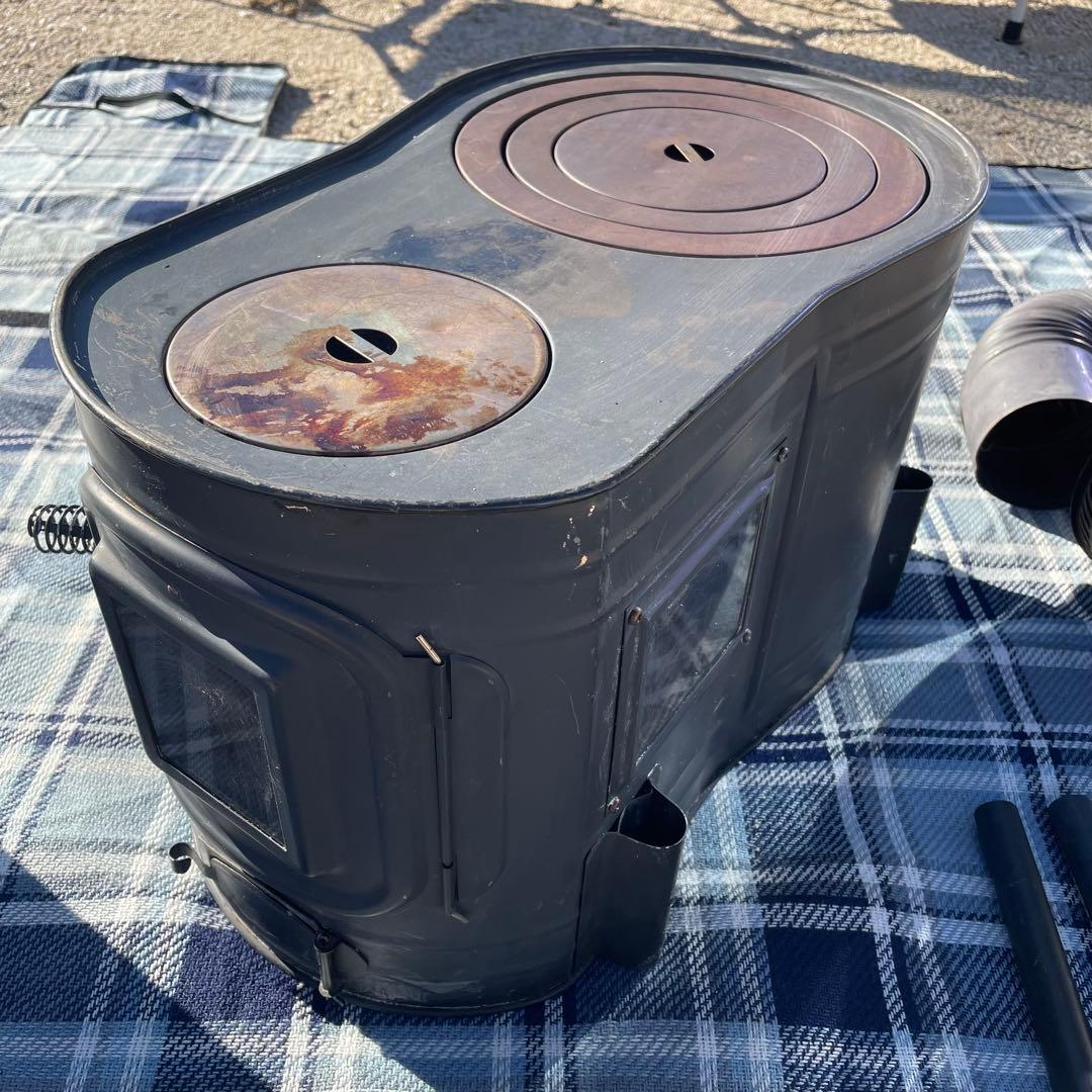 ホンマ製作所　薪ストーブ　ブラックエディション　冬キャンプ