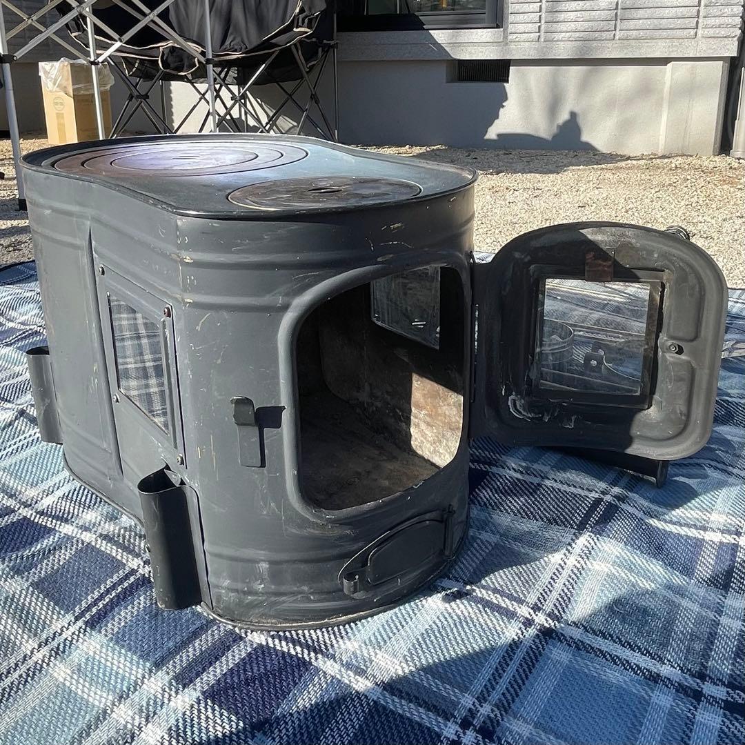 ホンマ製作所　薪ストーブ　ブラックエディション　冬キャンプ