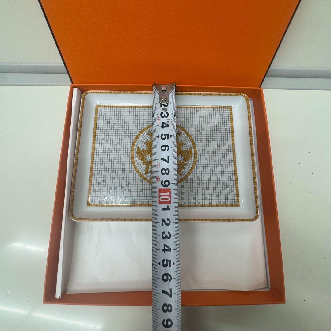 HERMES エルメス トレー モザイク24 ゴールド PMほぼ未使用 kk01