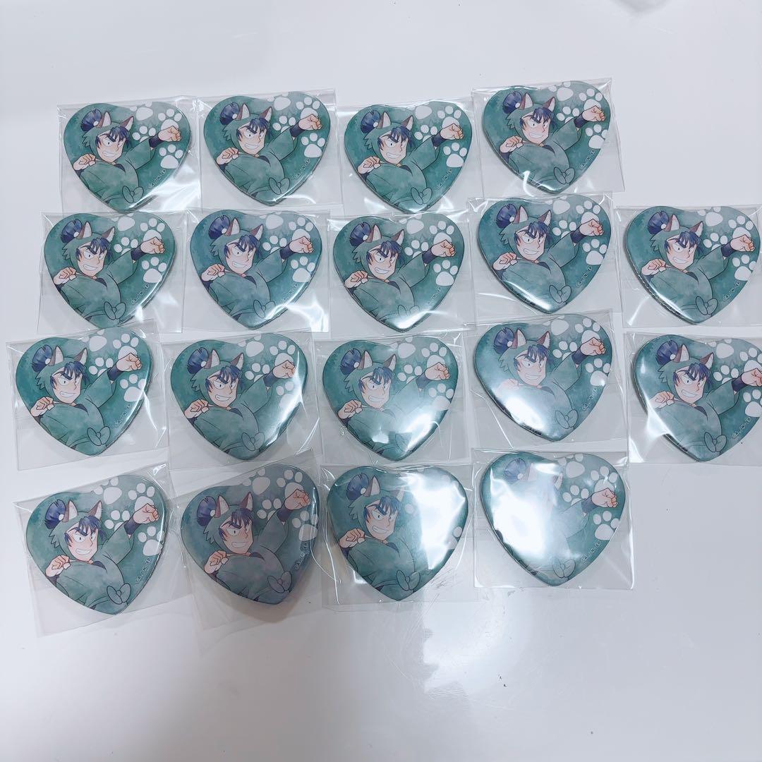 めい 食満留三郎 ナンジャタウンハート缶バッジ 18個