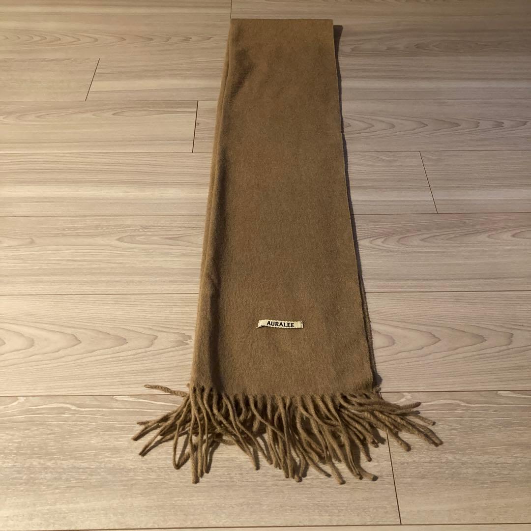 オーラリー　auralee マフラー　カシミヤ