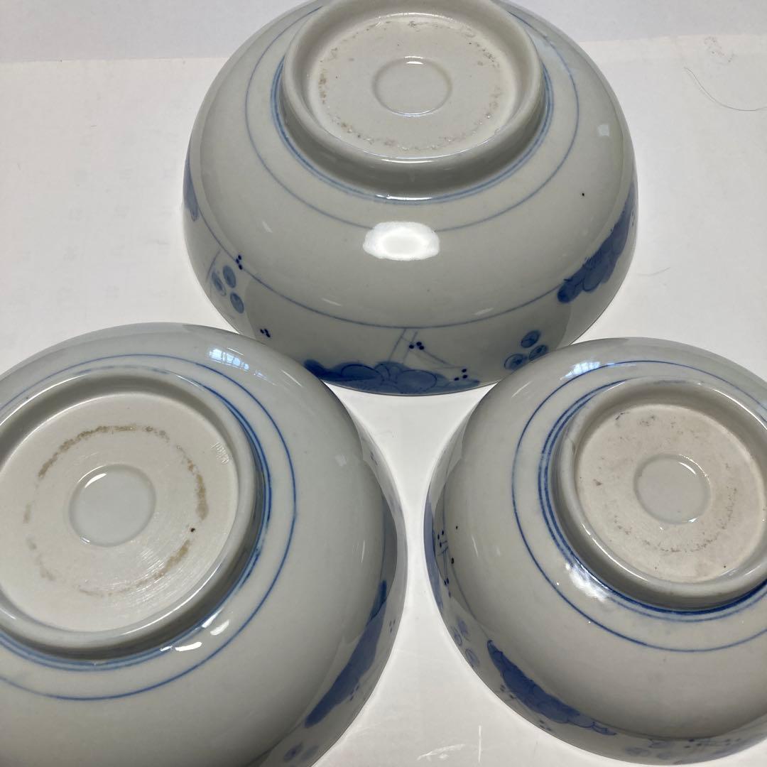骨董　深鉢大中小3個おまとめ