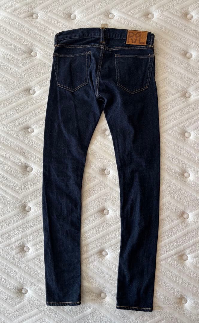 美品！RRL ストレッチスキニーフィット デニムパンツ w25 ラルフローレン