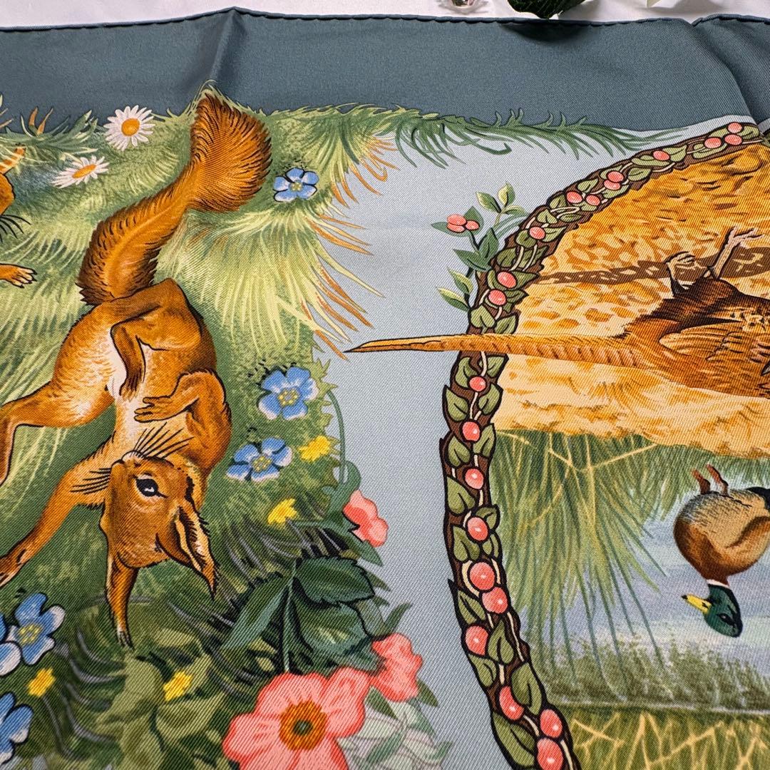 エルメス　カレ90 LES QUATRE SAISONS