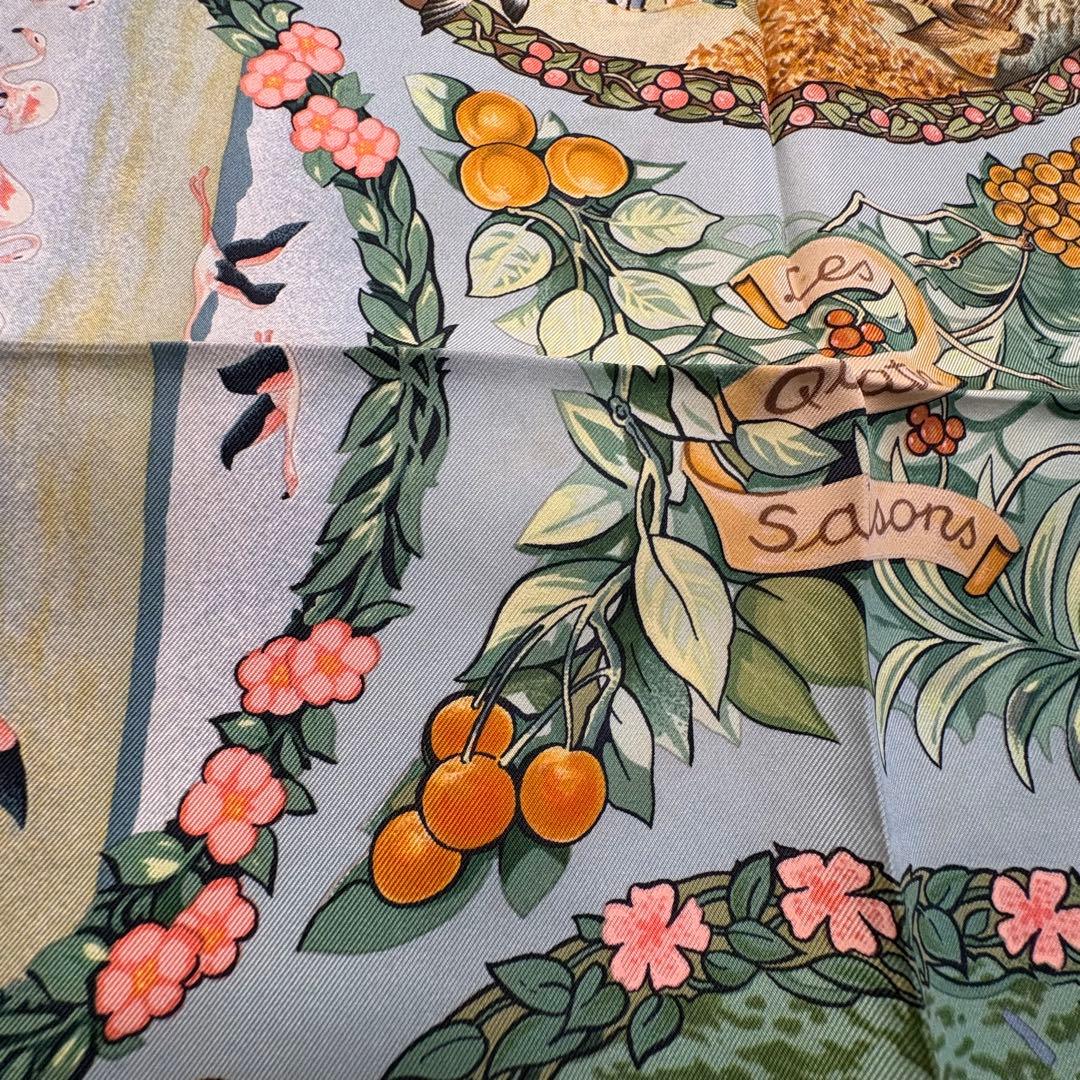 エルメス　カレ90 LES QUATRE SAISONS