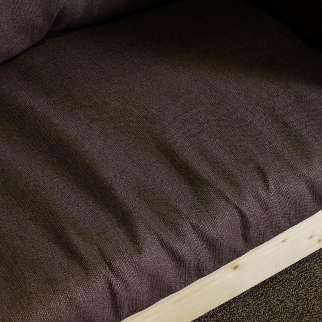 M 新品 北欧 パイン材 ソファベッド ブラウン すのこベッド カントリー 別荘