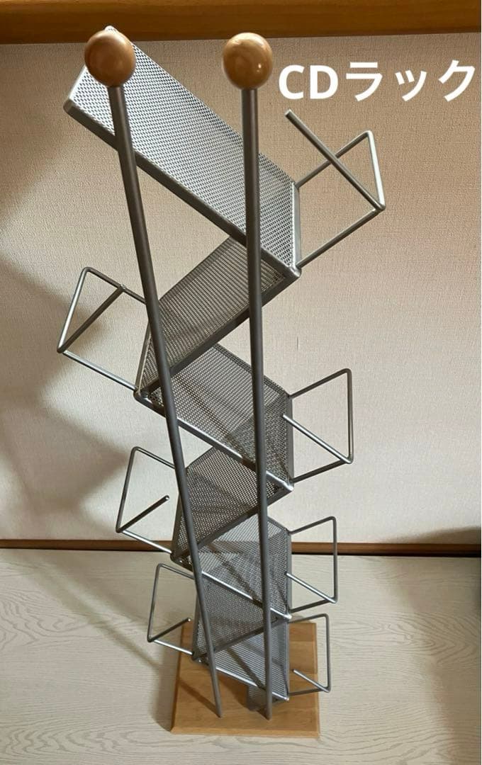 90s. CDラック　書籍ラック　ポップ ヴィンテージ　ポストモダン　平成レトロ