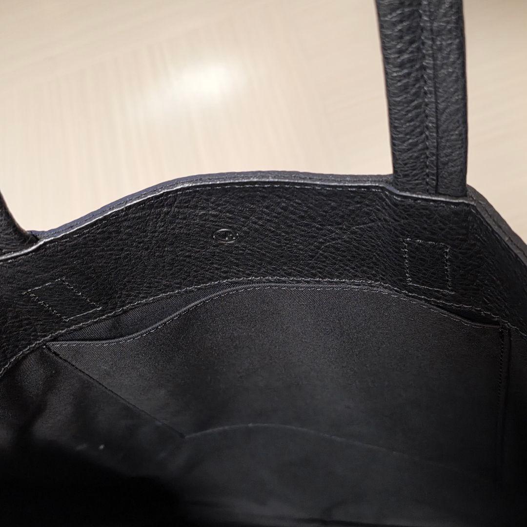 【別注】A×TOMORROWLAND シュリンクレザー トートバッグ