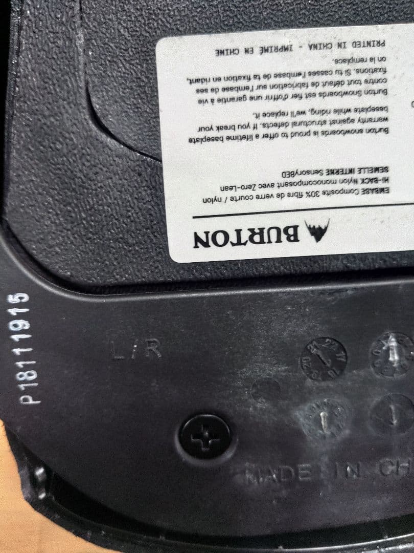 バートン ミッション ビンディング Lサイズ EST