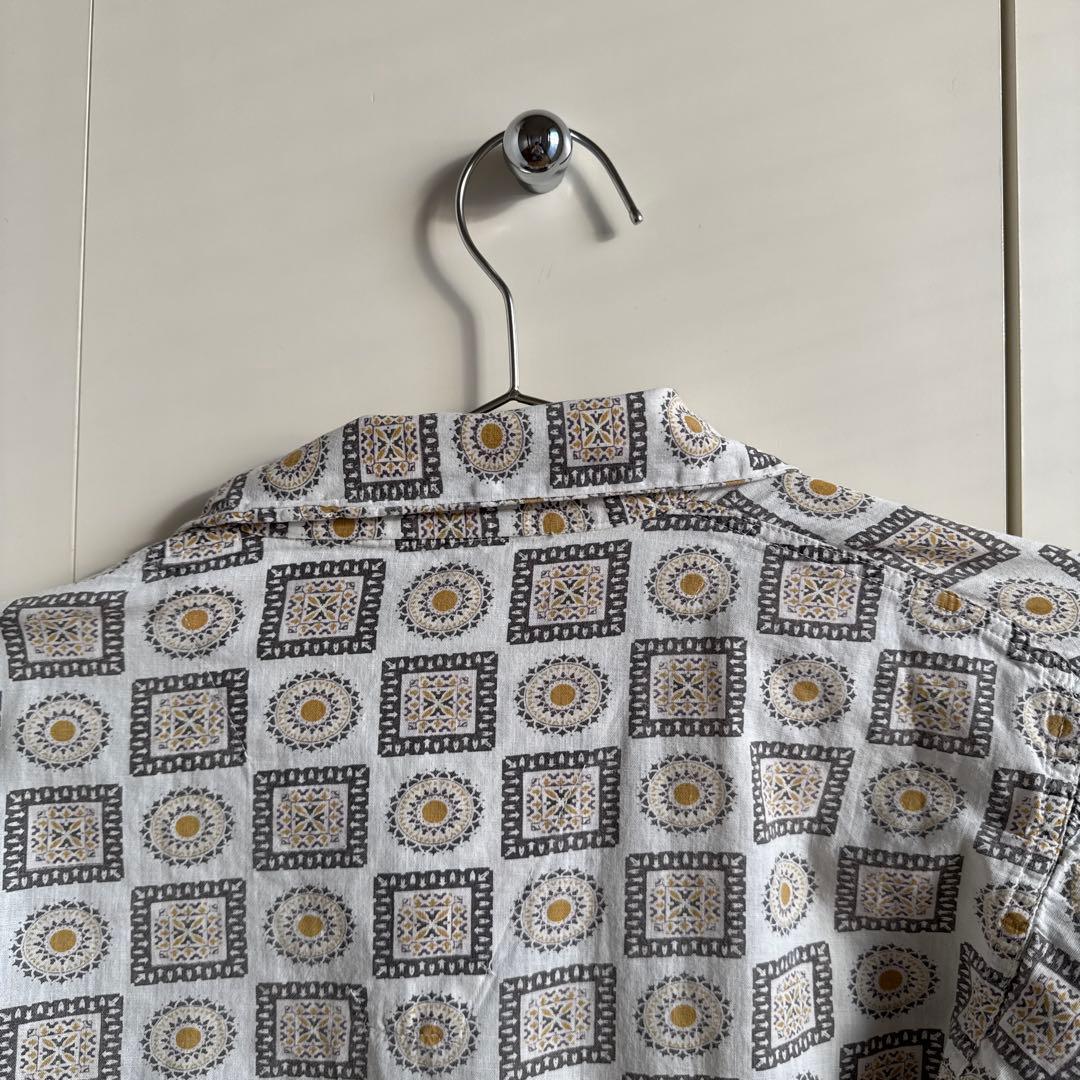 60s USA製 ヴィンテージ　総柄パジャマシャツ コットン　最終値下げ