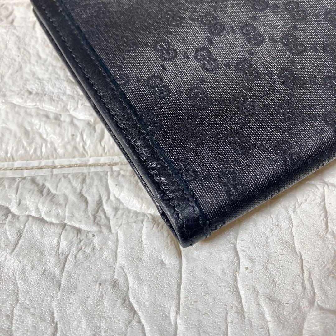 GUCCI 折り財布　財布　ブラック　オールドグッチ　GGスプリーム