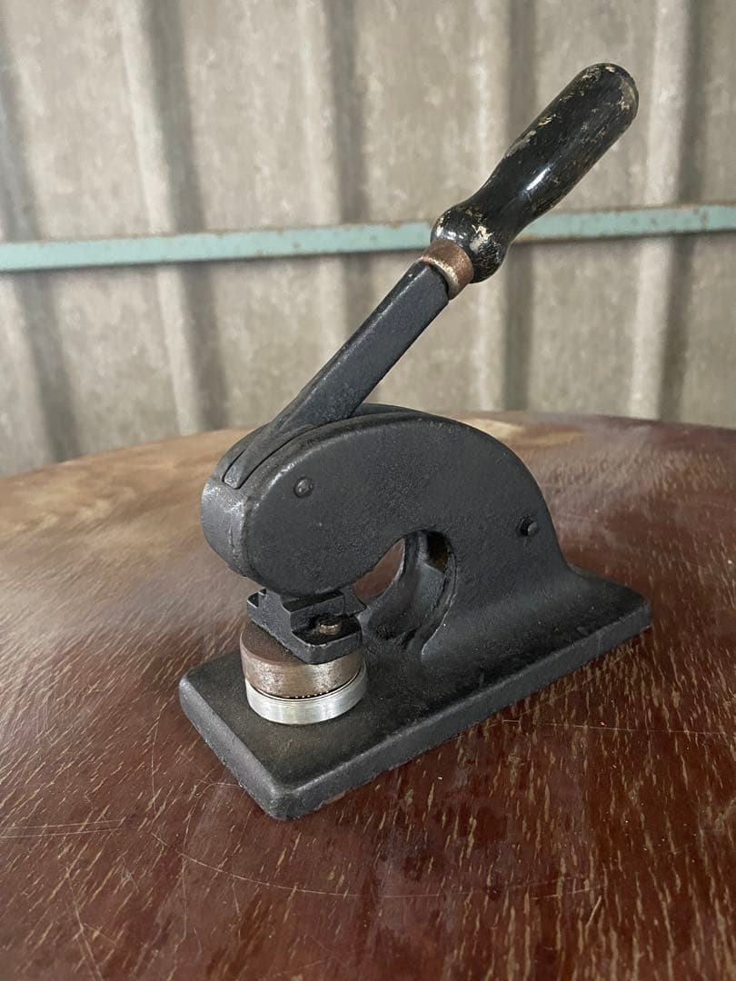 アンティーク/英国製/イギリス/エンボッサー/スタンプ