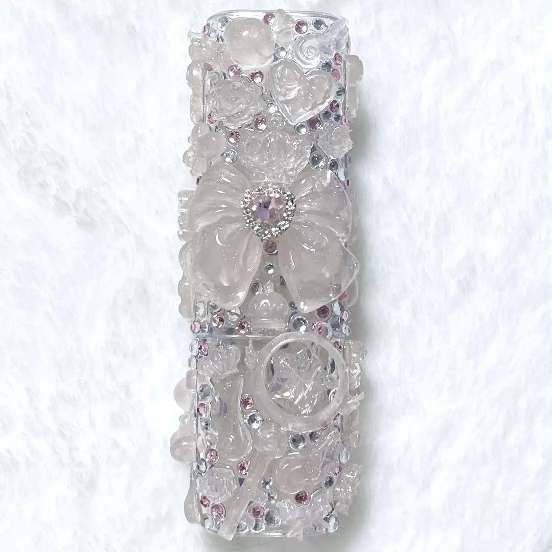 ❤︎ iQOS イルマワン ケースデコ クリア ピンク リボン 天使 ❤︎