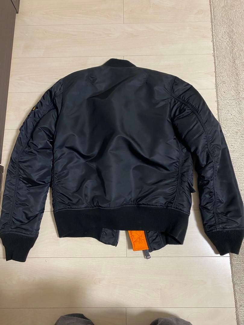 美品　アルファ インダストリーズ MA-1 フライトジャケット S 黒