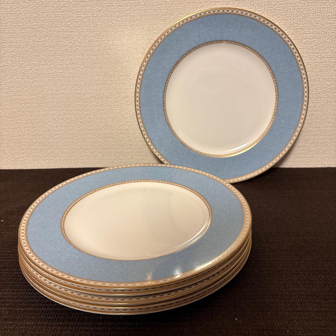ウェッジウッド　ユーランダー　ペールブルー　ディナープレート　27.5cm
