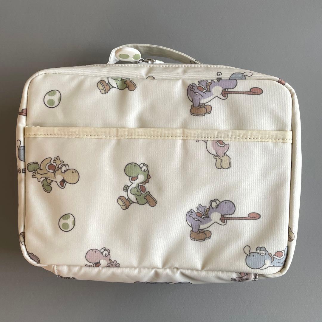 【 SAYU 】ジェラートピケ ヨッシー柄　おむつポーチ　ジェラピケ