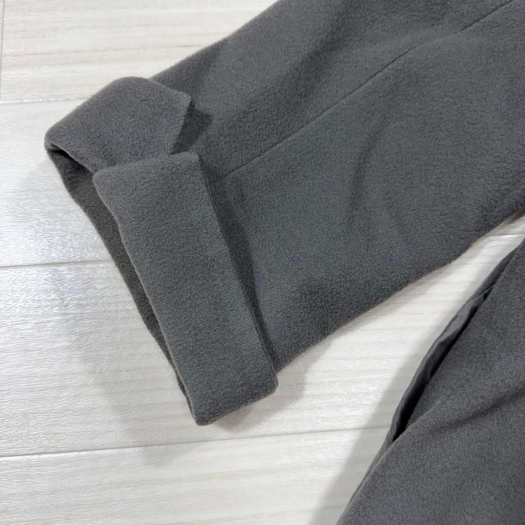 レリアン 大きい XXL カシミヤ100％ ロロピアーナ ミドルコート女優襟