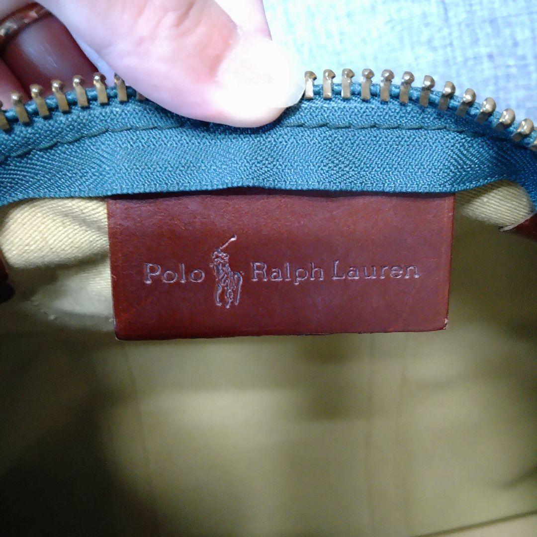 Polo Ralph Lauren チェック柄ボストンバッグです(⌒▽⌒)デカッ