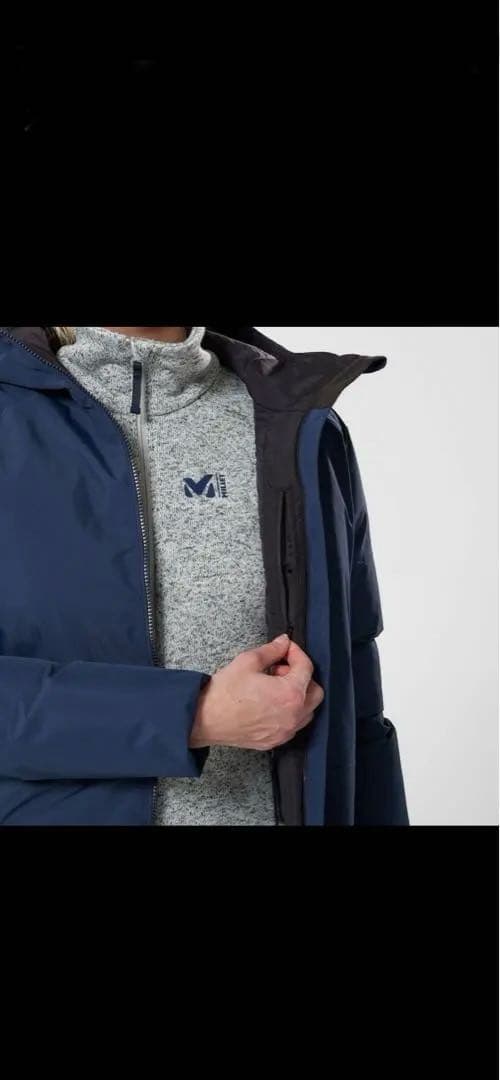 美品　ミレー ポベダ パーカー アウター 透湿防水ジャケット L Millet