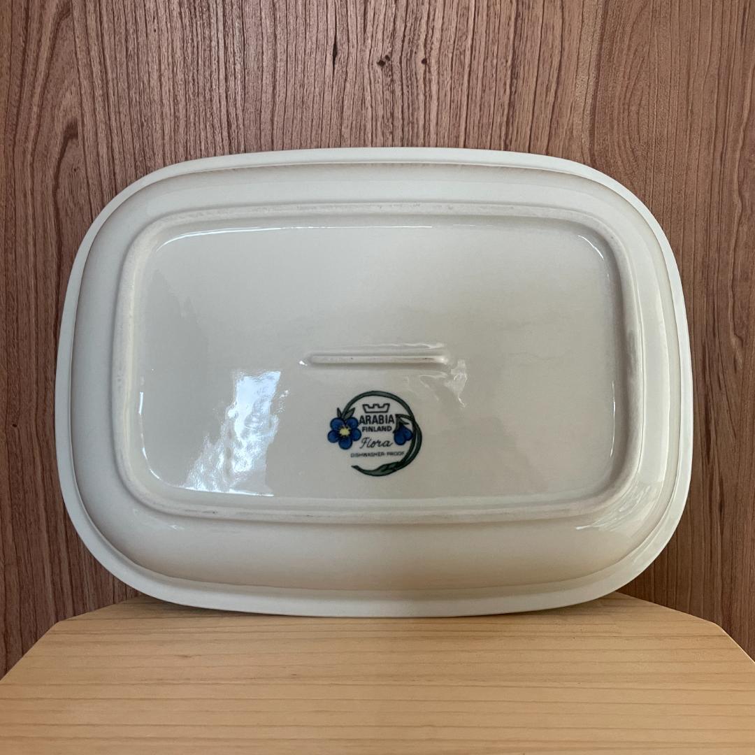 アラビア フローラ 角皿 中 / Arabia Flora