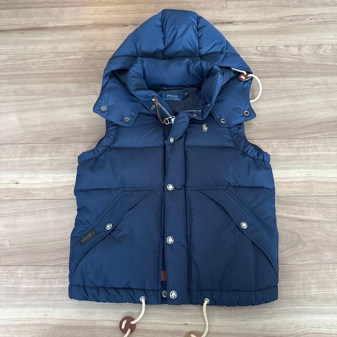 Polo Ralph Lauren ネイビー ダウンベスト レディース XS