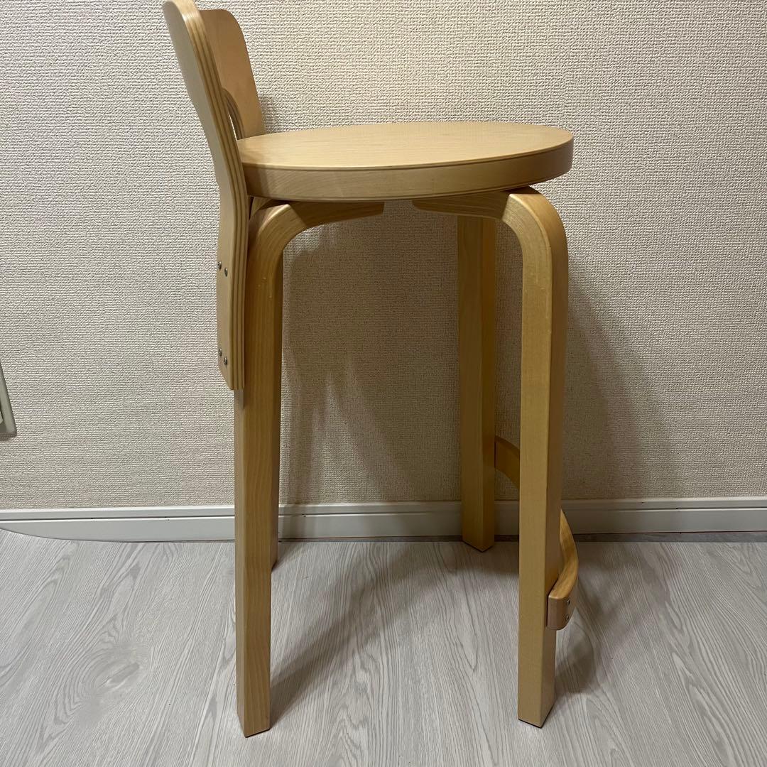 ②artek アルテック ハイチェア K65 ナチュラル　美品
