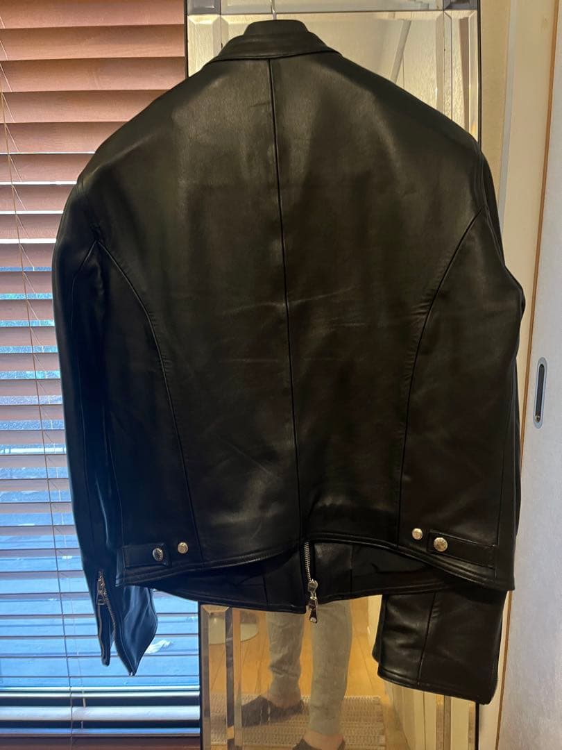 EMMETTI H千場義雅プロデュースレザーシングルライダース