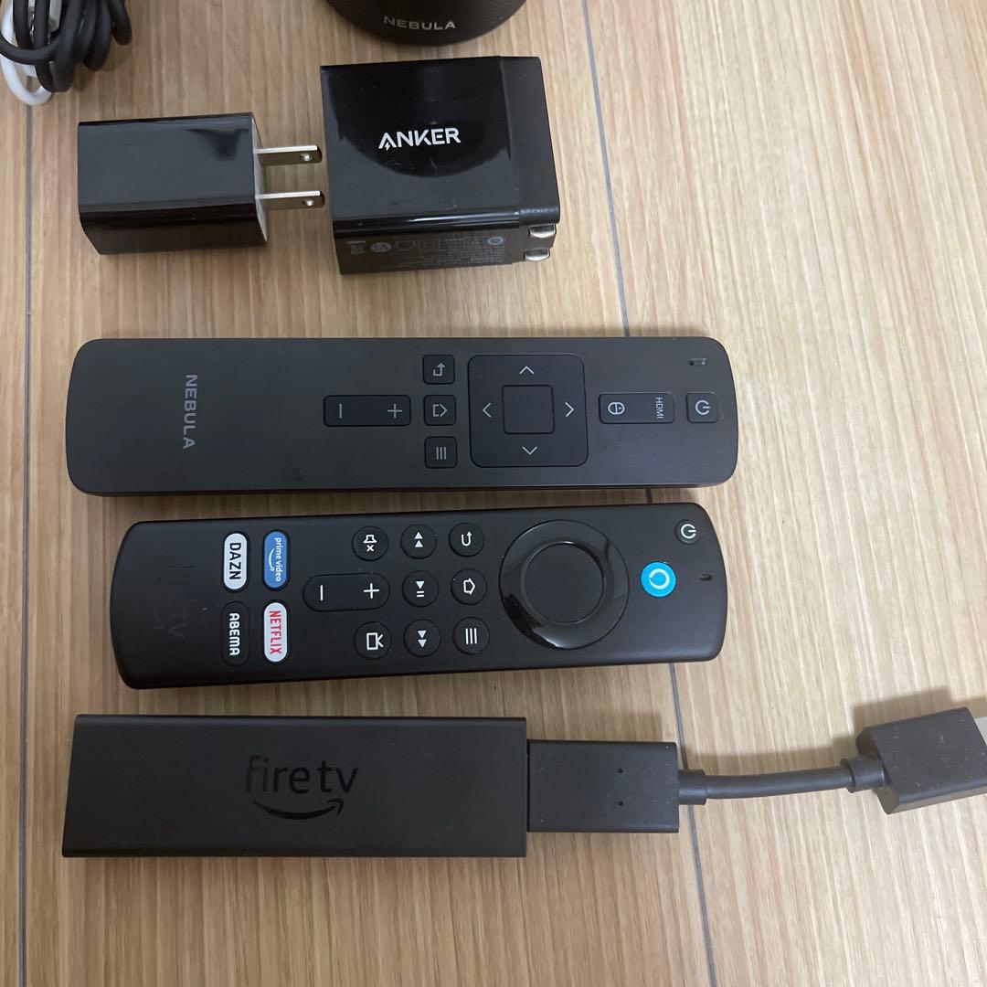 Nebula プロジェクター　＋　fire max 4k
