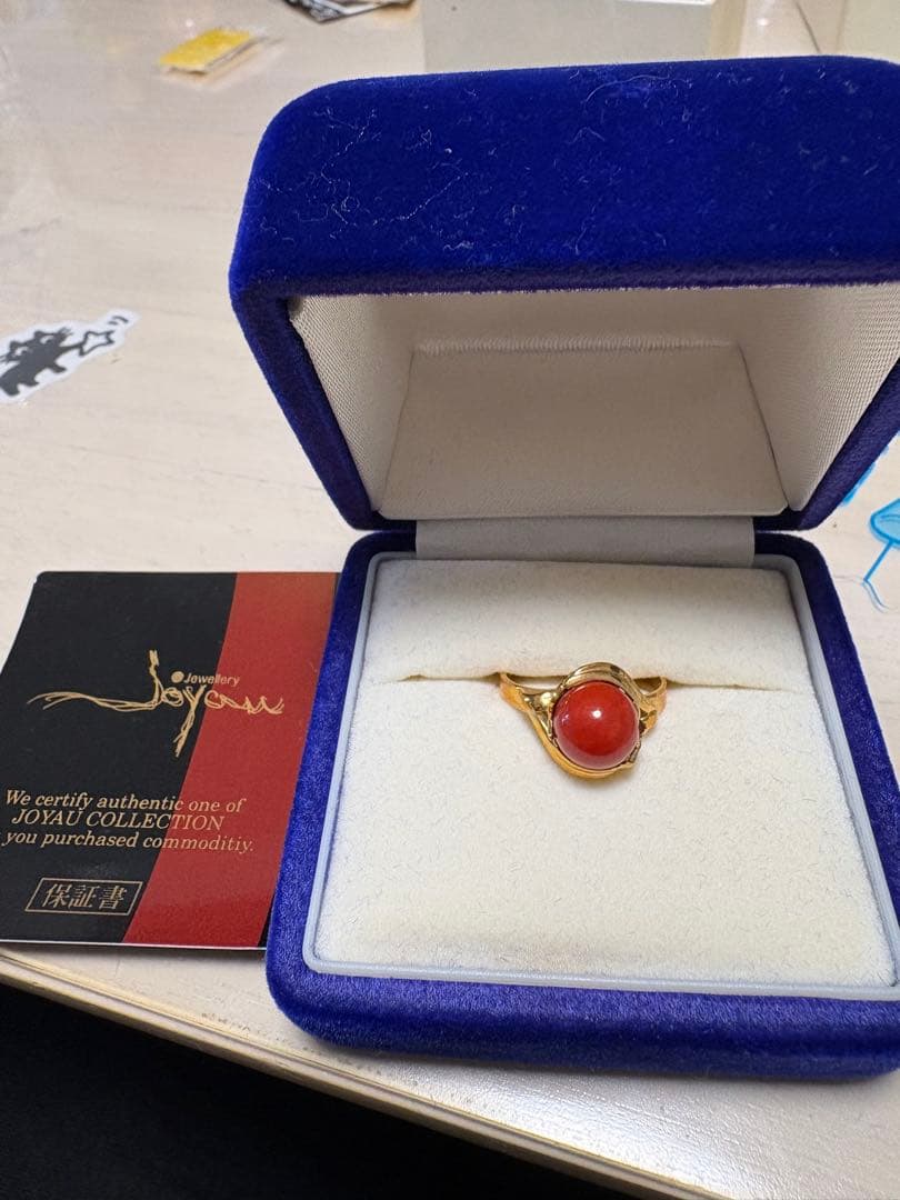 こ*)様 Joyau Collection 日本製純金サファイヤリング