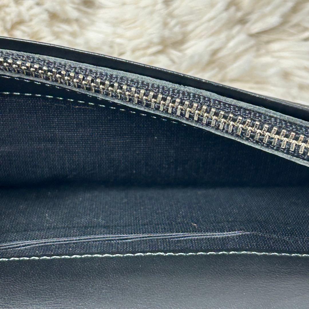 Jean Paul Gaultier 二つ折り 長財布 青龍 ドラゴン 本革 黒