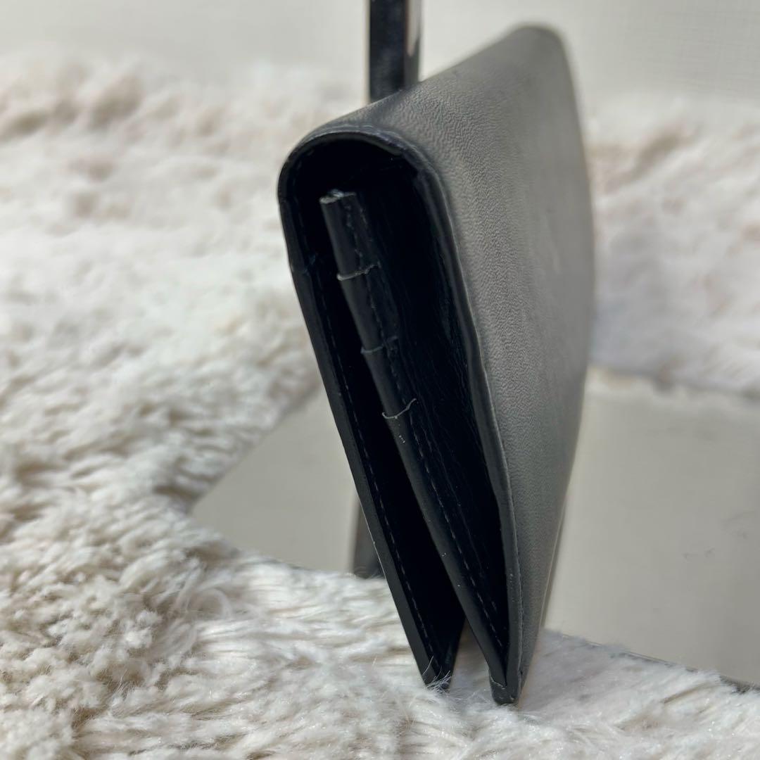 Jean Paul Gaultier 二つ折り 長財布 青龍 ドラゴン 本革 黒