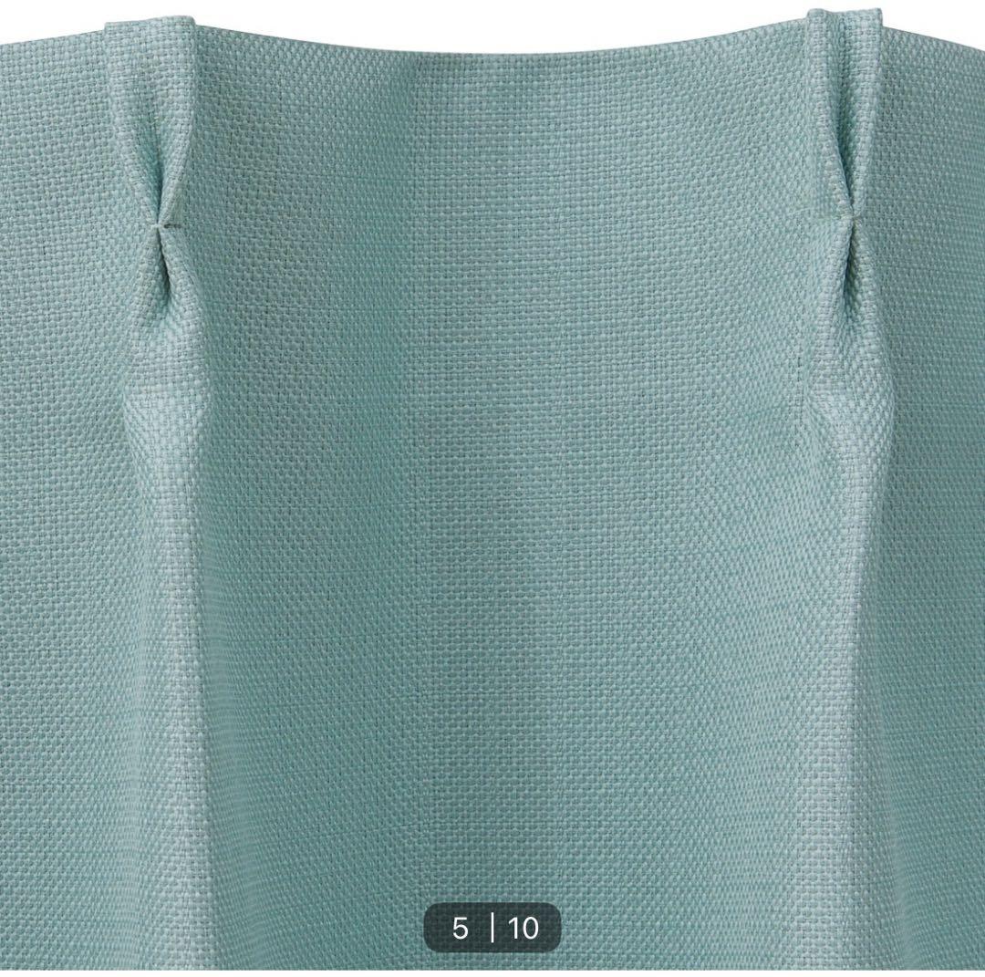 遮光1級カーテン ブルー系グリーン（ニトリ新品未使用）