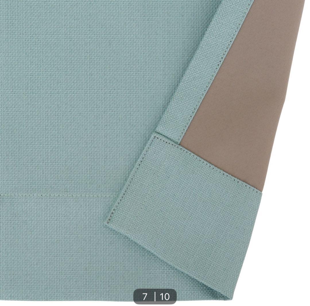 遮光1級カーテン ブルー系グリーン（ニトリ新品未使用）