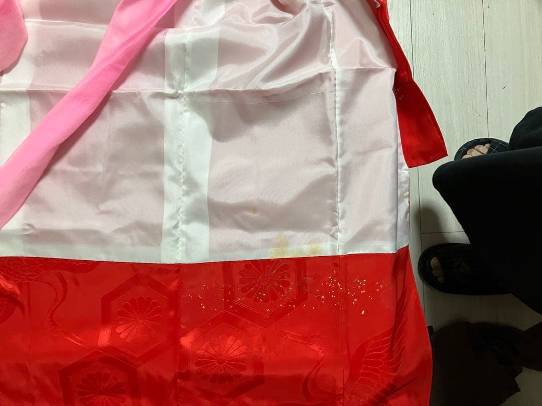 七五三　３歳〜５歳 着物、長襦袢、被布、草履、バッグ、箱せこ、髪飾り