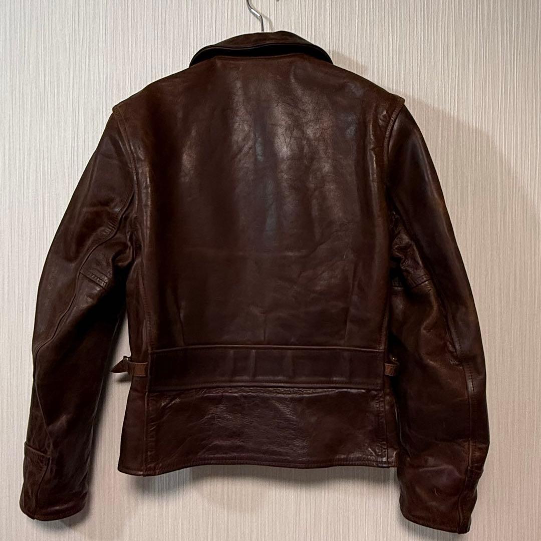 5th飛行機タグ エアロレザーハイウェイマン 馬革 ホースハイド