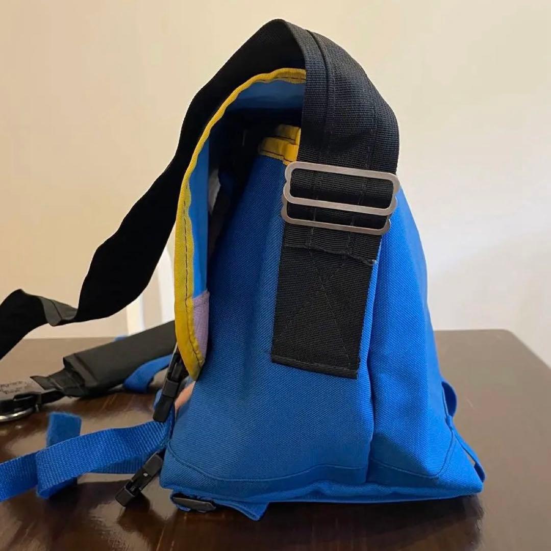 USA製 MER BROOKLYN NY メッセンジャーバッグ 青 ブルー