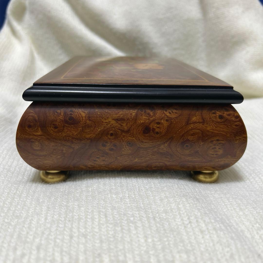 【Romance】REUGE　リュージュ　象嵌　オルゴール　ジュエリーボックス