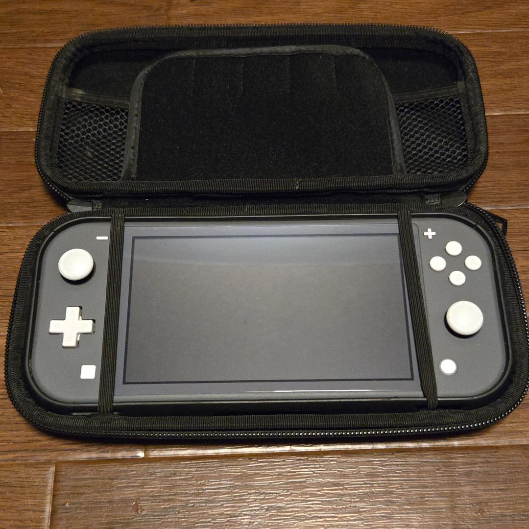 Nintendo Switch Lite グレー 本体 ハードケース付き