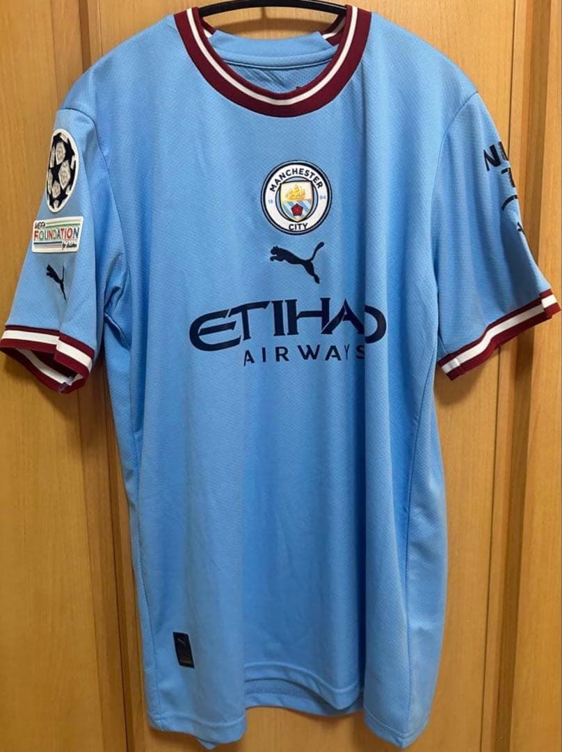 【極希少】22/23 マンチェスターシティ　ベルナルド•シウバ　CLユニホーム