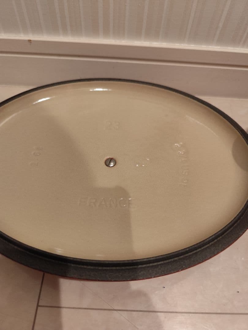 LE CREUSETル・クルーゼ ココットオーバル チェリーレッド 23cm