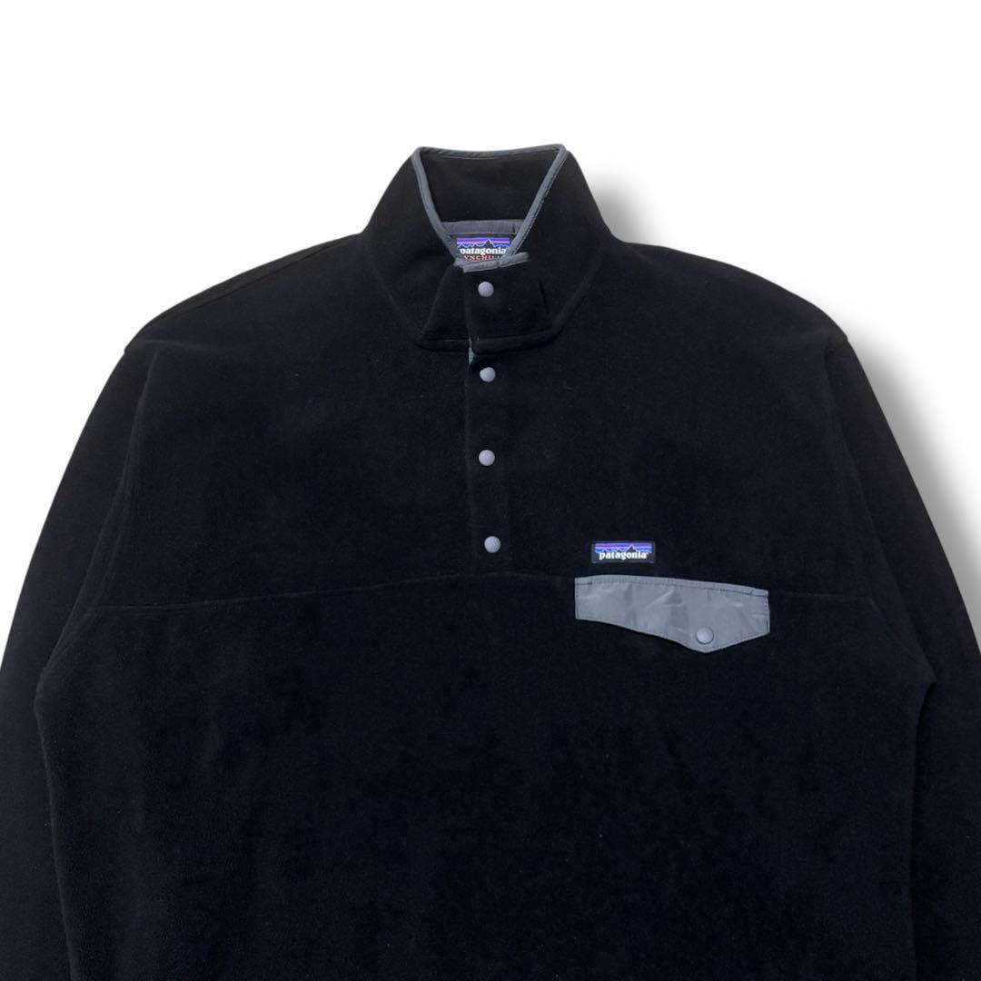 XL 美品 野村周平 黒 Patagonia シンチラ パタゴニア スナップT