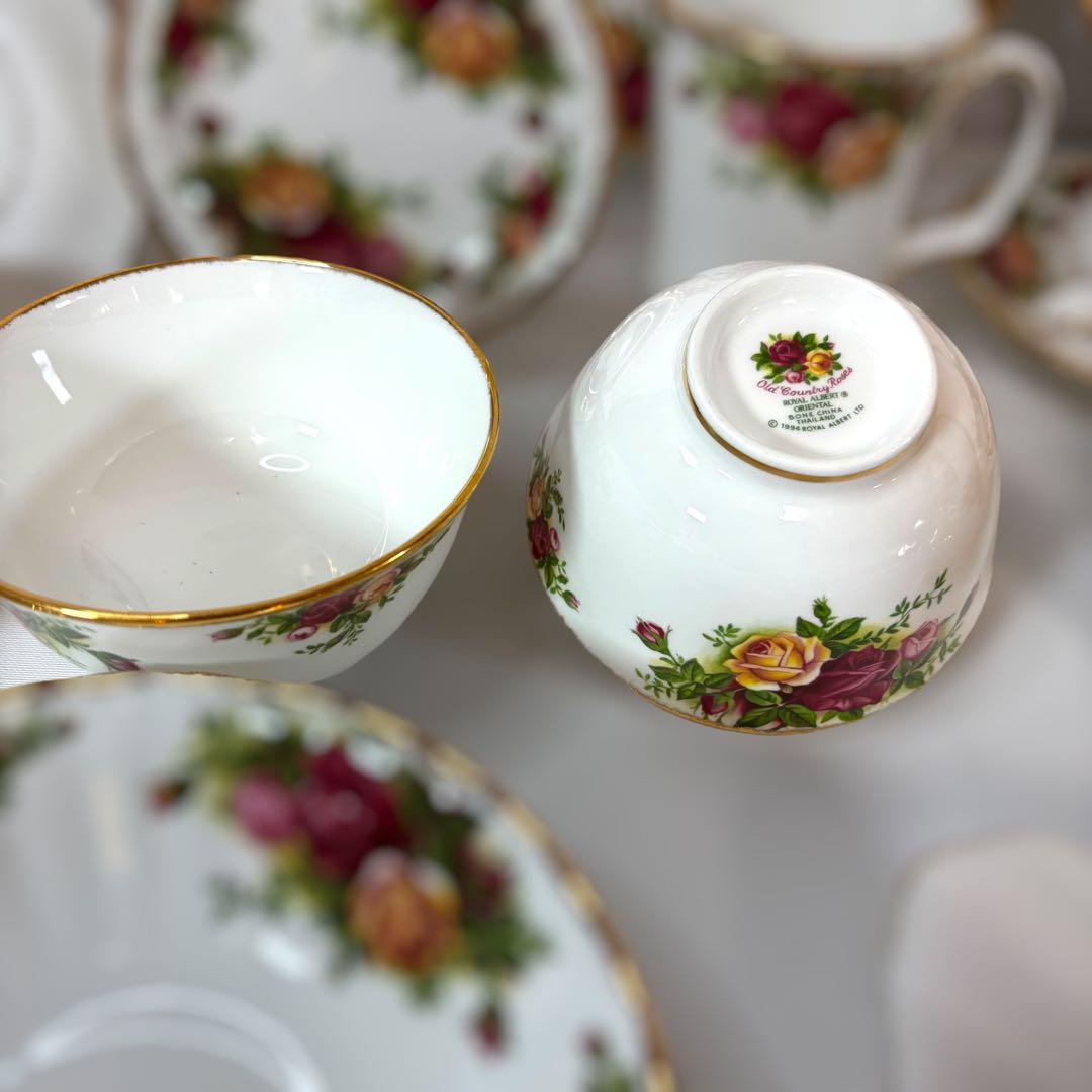 ロイヤルアルバート オールドカントリーローズ 57点セット 豪華 英国食器