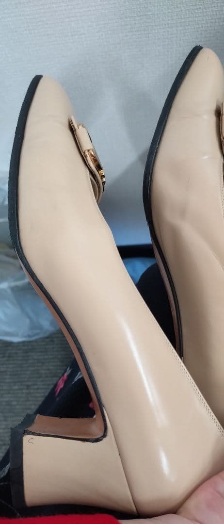 フェラガモ　高さ5cm　美品　7D　24センチ