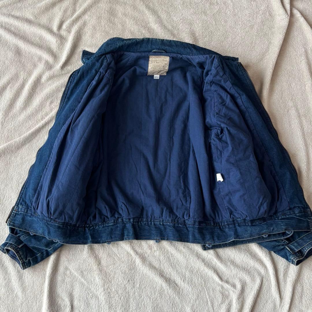 一点物 ヴィンテージ デニムブルゾン A-2型 フライトジャケット 短丈　a2