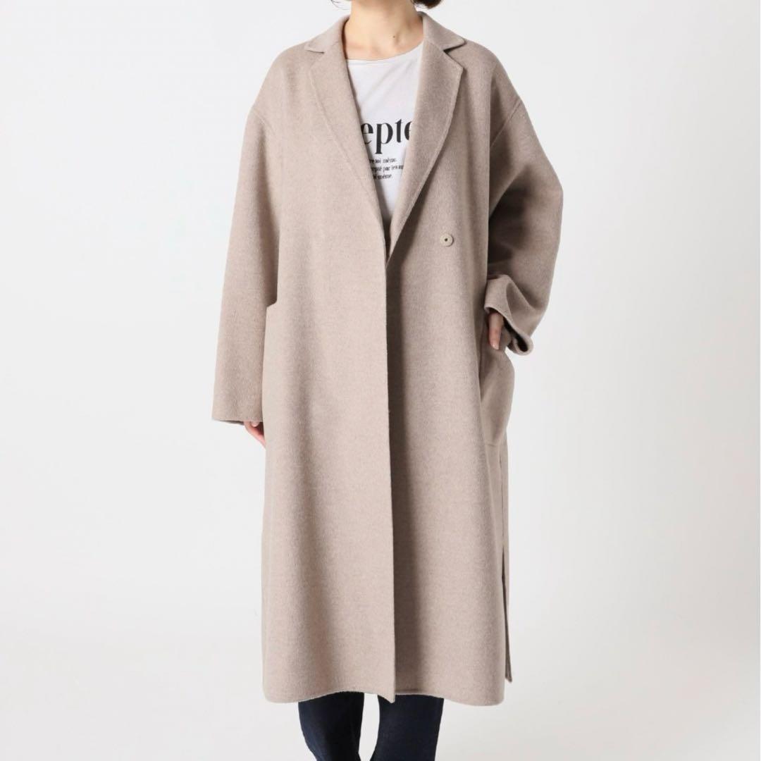 ちい！SLOBE IENA HAMILTONダブルフェイスウールチェスター