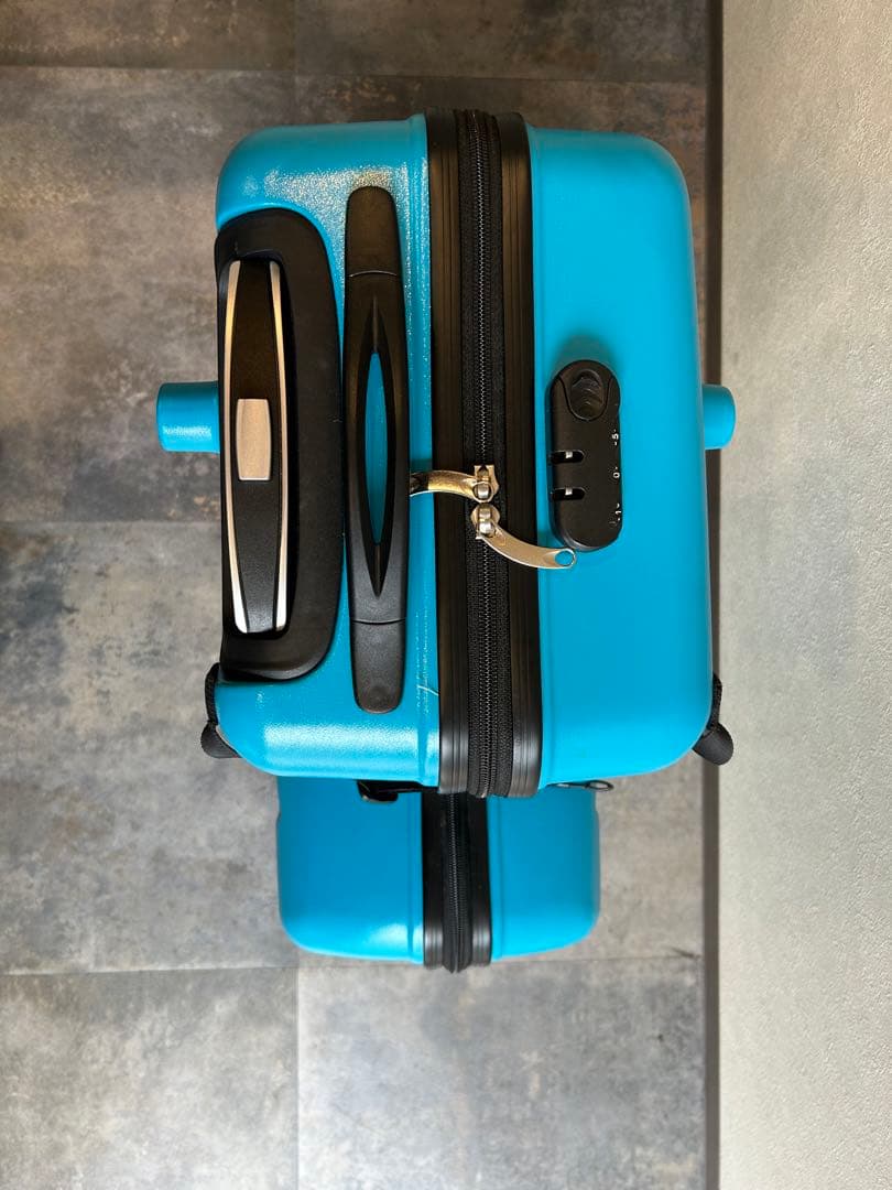 【美品】[NORICCO]ノリッコ子どもが乗れるキャリーケース　ブルー