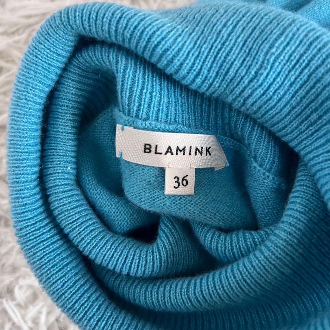 BLAMINK ブラミンク カシミヤ 100％ タートルネック ニット