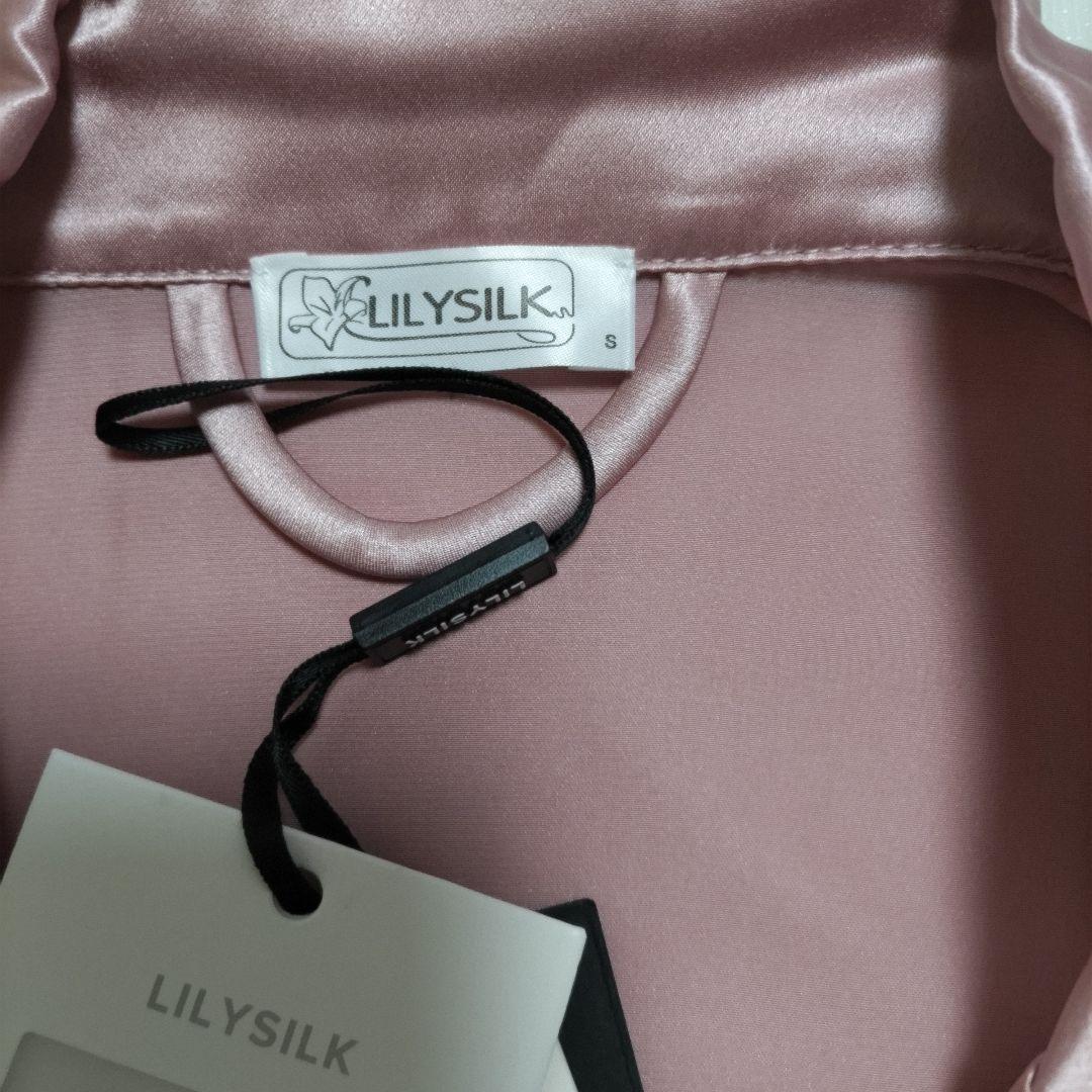 LILYSILK リリーシルク パジャマ 長袖 ピンク シルクパジャマ 絹